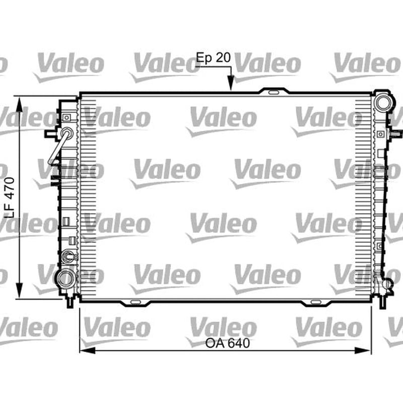 Valeo Engine Radiator 735507