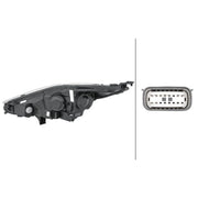 Hella Headlight Headlamp H7/H1 Right fits Ford Fiesta VI 2008-2017