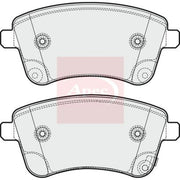 Apec Front Brake Pad Set PAD1787
