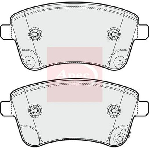 Apec Front Brake Vented Discs & Pads fits Kia Venga 2010-2019 1.4 1.6