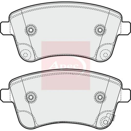 Apec Front Brake Pad Set PAD1787