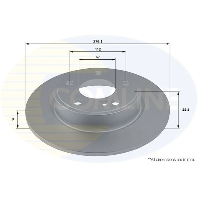 Comline Front & Rear Brake Discs & Pads fits Mercedes-Benz B-Class Sports Tourer