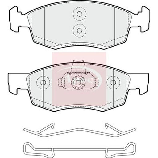Apec Front Brake Pad Set PAD2017