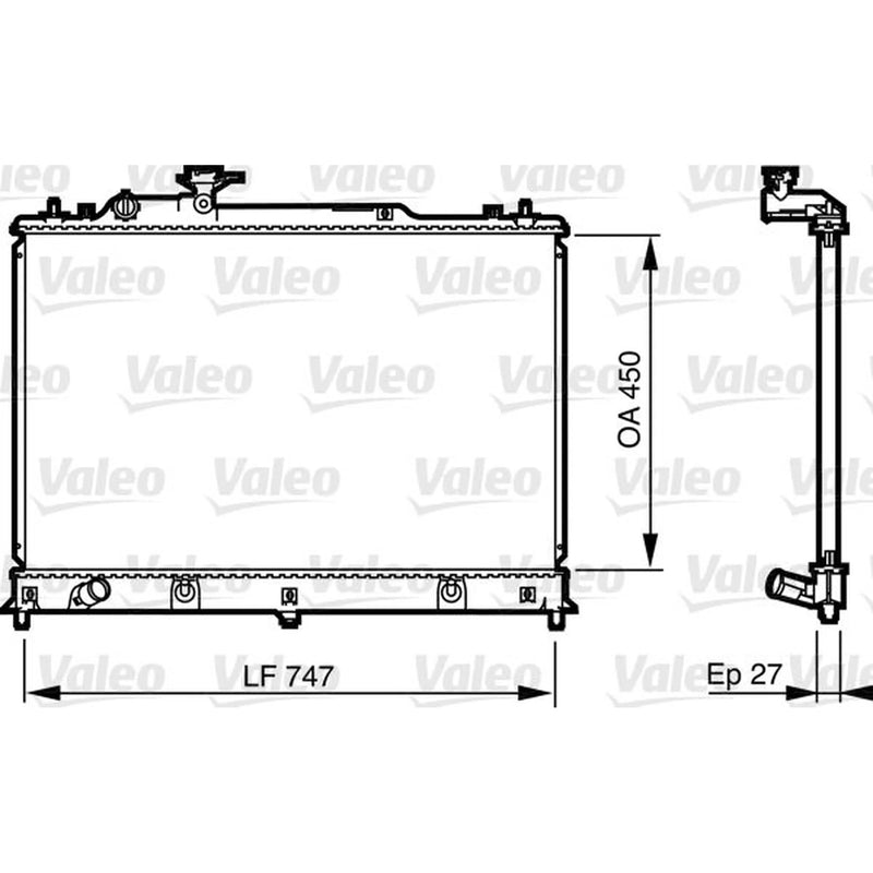 Valeo Engine Radiator 735577