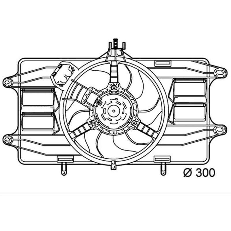 Mahle Engine Cooling Fan CFF 142 000P