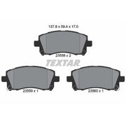Textar Front Brake Pad Set 2355802
