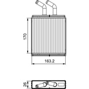 Valeo Heater Matrix Core Heat Exchanger 811561