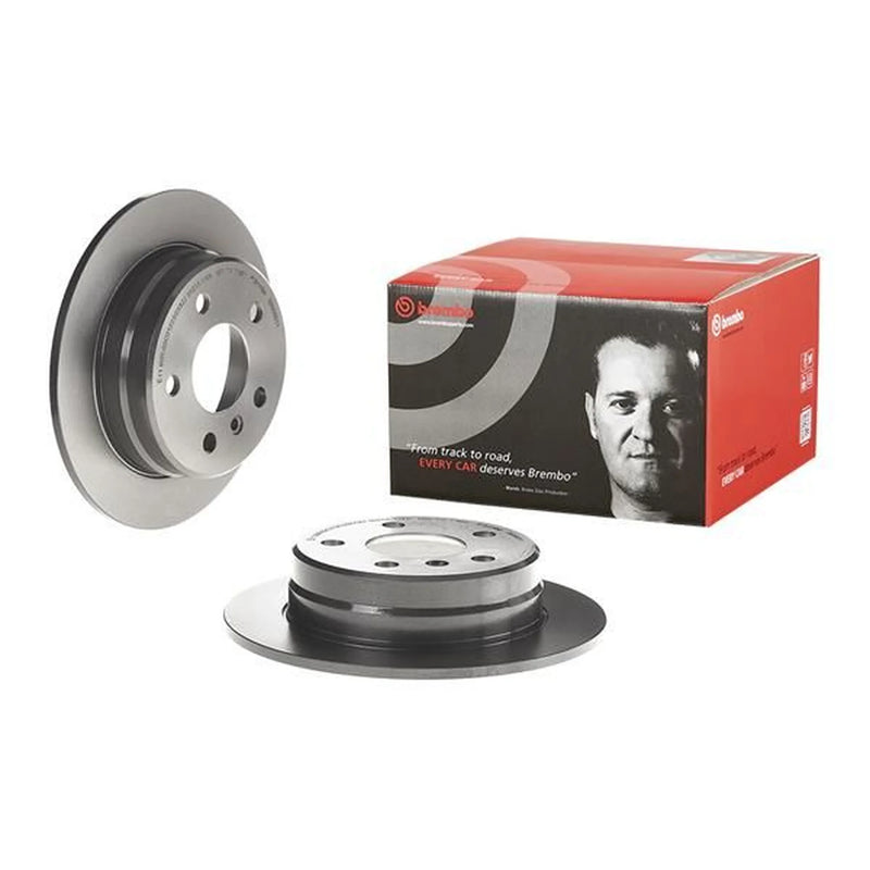 Brembo 2 x Solid Rear Brake Discs 08.9580.11-x2