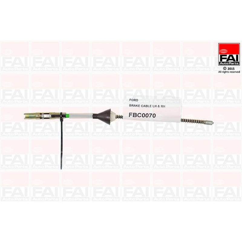 FAI Handbrake Cable Left Rear fits Ford Focus II 2004-2012 1.4 1.6 1.8