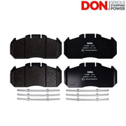 DON Front Brake Pad Set fits Erf Ecl 2002 on 7.28
