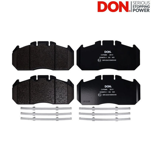 DON Front Brake Pad Set fits Erf Ecl 2002 on 7.28
