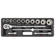 Sealey Premier Premier Socket Set 3/4"Sq Drive 12-point 15pc AK2583 Sealey Premier - Dynamic Drive
