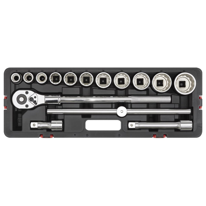 Sealey Premier Premier Socket Set 3/4"Sq Drive 12-point 15pc AK2583 Sealey Premier - Dynamic Drive