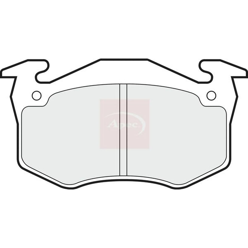 Apec Rear Brake Pad Set PAD573
