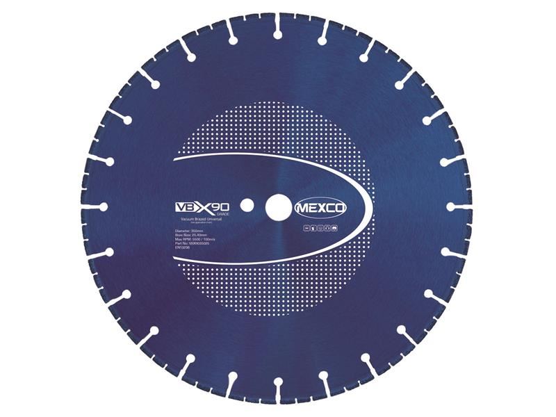 MEXCO VBX90 Grade Universal Diamond Blade 350 x 25.4mm MEXCO - Town Tools