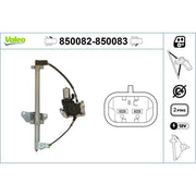 Valeo Electric Window Regulator Lifter Right Front 850083