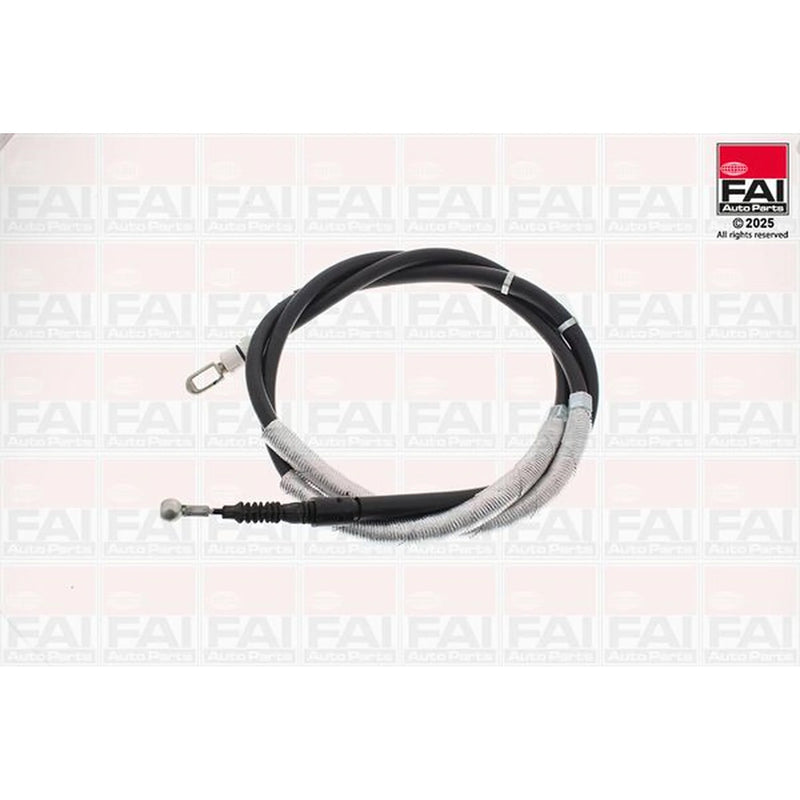 FAI Handbrake Cable Left Rear fits Audi A4 B6 2000-2005 1.8 1.9 2.5 3.0
