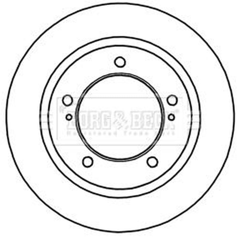 Borg & Beck Front Brake Discs & Pads fits Suzuki Jimny Closed Off-Road Vehicle