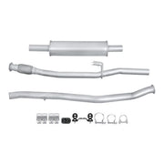 Hella Middle Silencer fits Peugeot 206 2003-2008 1.4