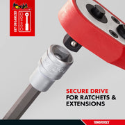 Teng Tools 1/2" Long Hex Bit Socket Metric 6mm Teng Tools - Dynamic Drive