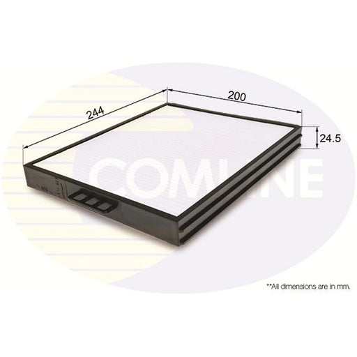 Comline Cabin Air Filter (Pollen Filter) fits Hyundai Accent II 1999-2006