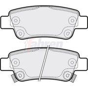 Fahren Rear Brake Pad Set FBP3229