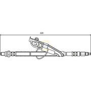 NAPA Brake Hydraulic Hose Line Front Right NBH1114