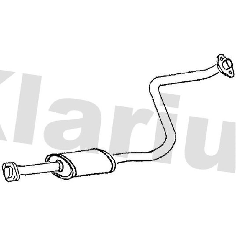 Klarius Box With Centre Pipe Centre fits Mazda Premacy 1999-2005 1.9