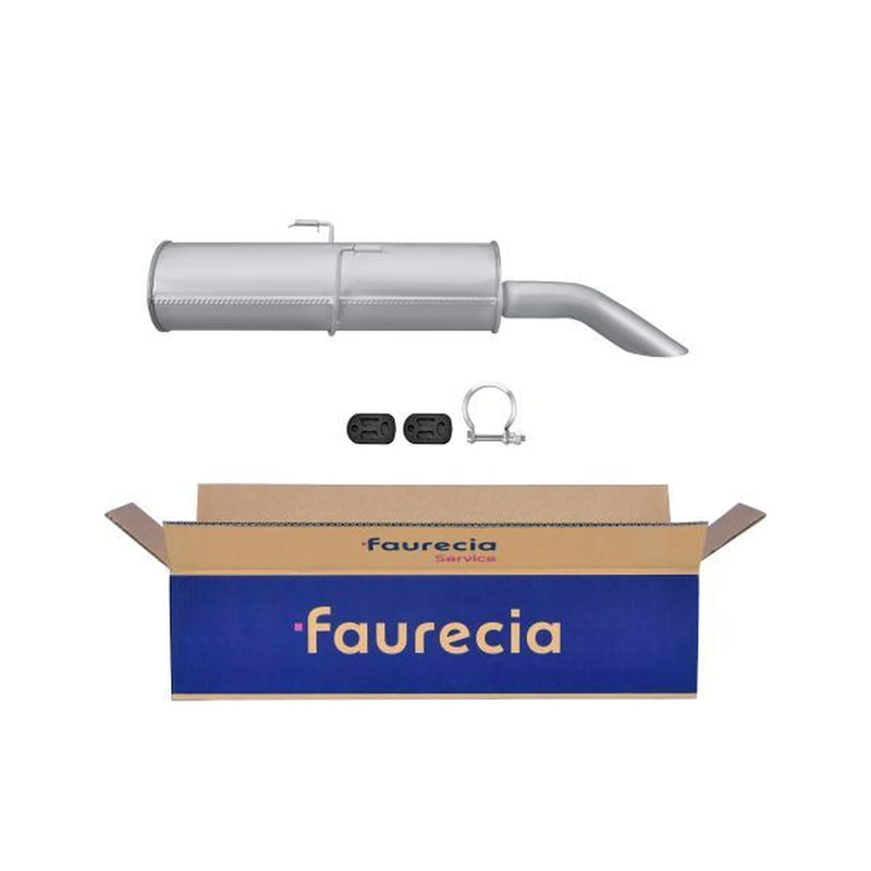 Hella End Silencer Rear fits Peugeot 306 Break 1997-2002 1.9 2.0