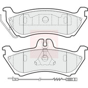 Apec Rear Brake Pad Set fits Mercedes-Benz M-Class 1998-2005