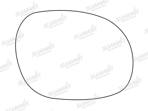 Summit Stick-On Standard Mirror Glass fits Kia Sedona 99 on RHS Summit - Bars 4 Cars
