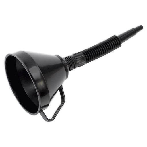 Sealey Funnel with Flexible Spout & Filter160mm F6 Sealey - Dynamic Drive