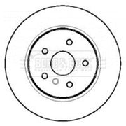 Borg & Beck Front Vented & Rear Vented Brake Discs & Pads fits BMW 5 2007-2010