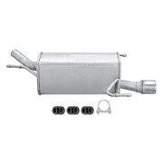 Hella End Silencer Rear fits Opel Corsa C 2000-2009 1.0