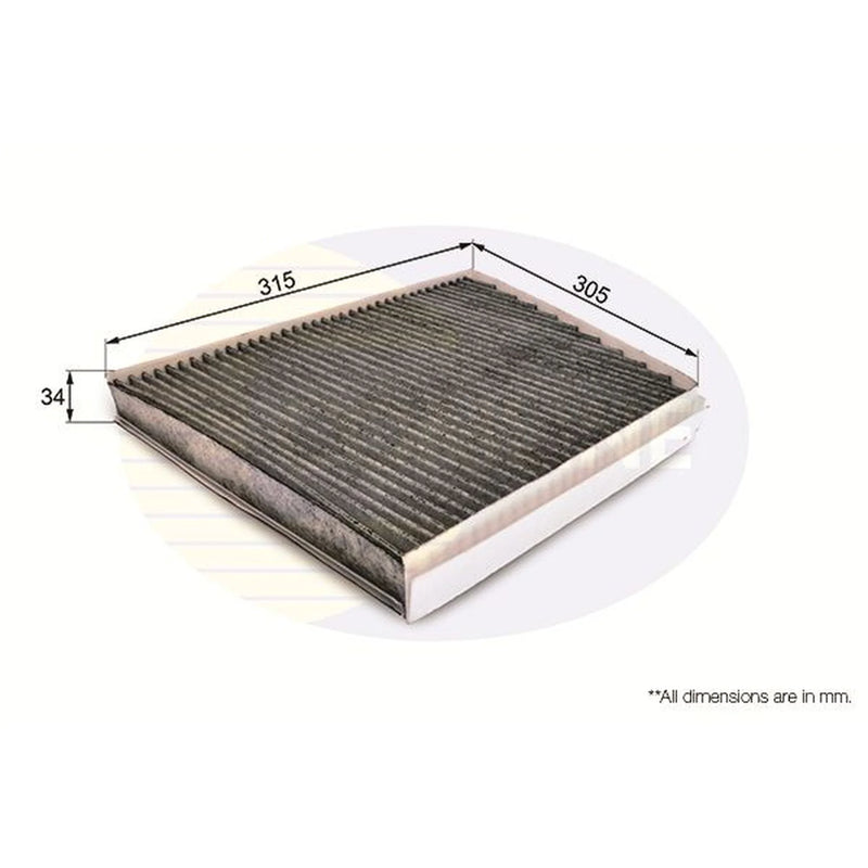 Comline Cabin Air Filter (Pollen Filter) fits Mercedes-Benz Cls 2004-2010