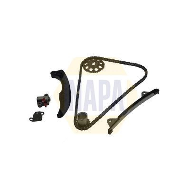 NAPA Timing Chain Kit Set 124 Links fits Citroën C1 2005-2014 1.0