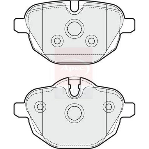 Apec Front & Rear Pads fits BMW X4 2015-2018