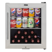 Baridi 50L Tabletop Drinks Fridge Mini Beer Cooler Glass Door Stainless Steel Baridi  - Dynamic Drive