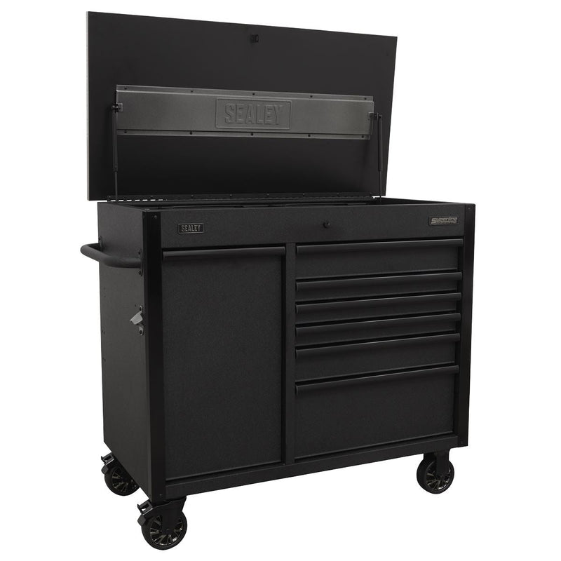 Sealey Mobile Tool Cabinet 1120mm with Power Tool Charging Drawer AP4206BE Sealey - Dynamic Drive