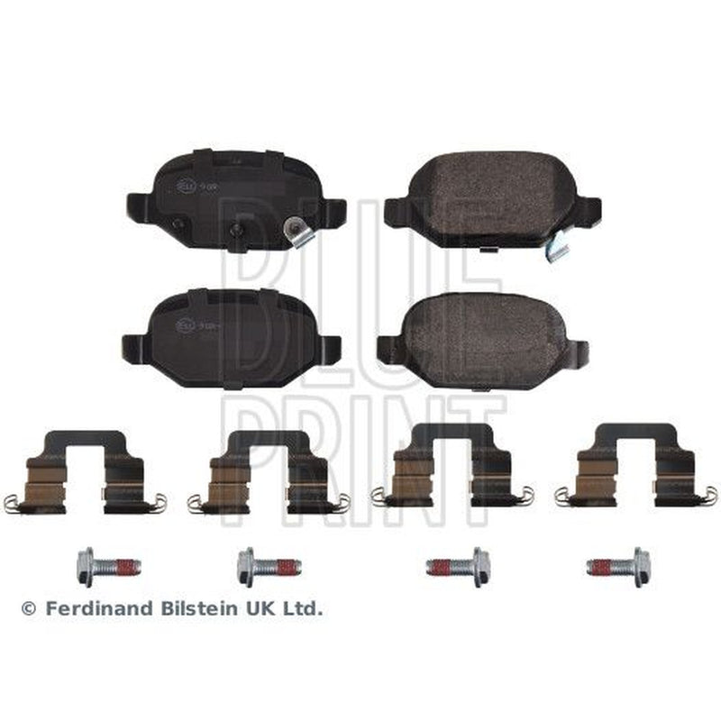Blue Print Front & Rear Pads fits Fiat 500 2007 on 1.4