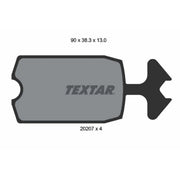 Textar Front Brake Pad Set 2020709