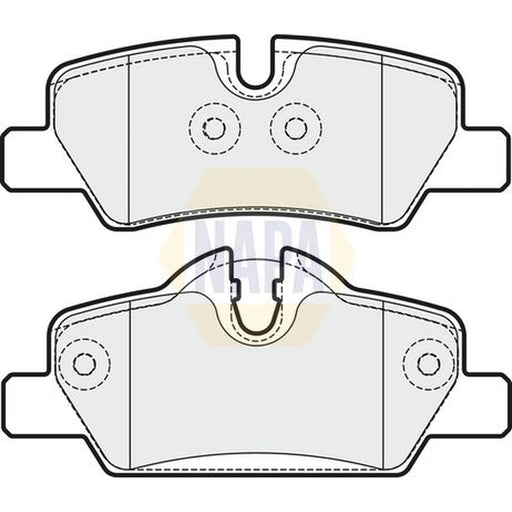 NAPA Rear Brake Pad Set NBP1529