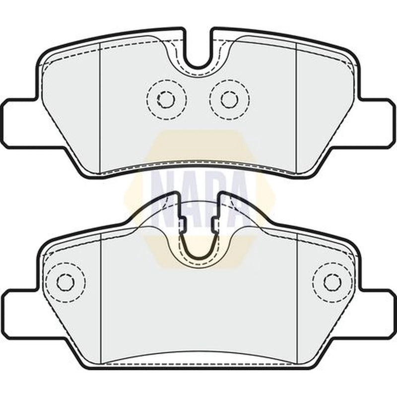 NAPA Front Vented & Rear Vented Brake Discs & Pads fits Mini Mini 2020 on