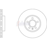 Fahren Front Vented & Rear Vented Brake Discs & Pads fits Volvo V90 II 2017-2021