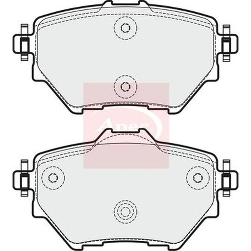 Apec Rear Brake Pad Set PAD1974