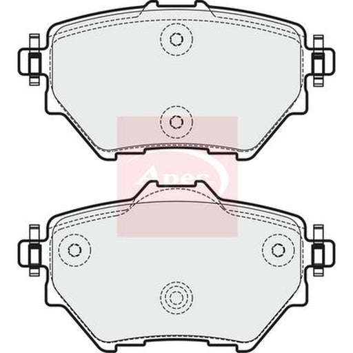 Apec Rear Brake Pad Set fits Abarth 600E 2024 on