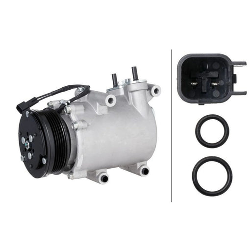Hella Air Conditioning Compressor fits Ford C-Max 2007-2010 1.6