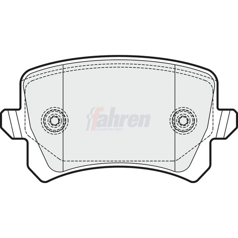 Fahren Rear Brake Pad Set FBP3244