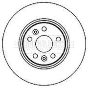 Borg & Beck Front & Rear Brake Discs & Pads fits Renault Grand Scénic II