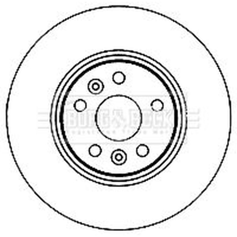 Borg & Beck Front & Rear Brake Discs & Pads fits Renault Grand Scénic II